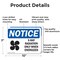 Signmission Radiation & Laser Sign, 7 in H x 10 in W, Aluminum, Rectangle OS-2PACK-NS-A-710-L-19082 - alternate 3